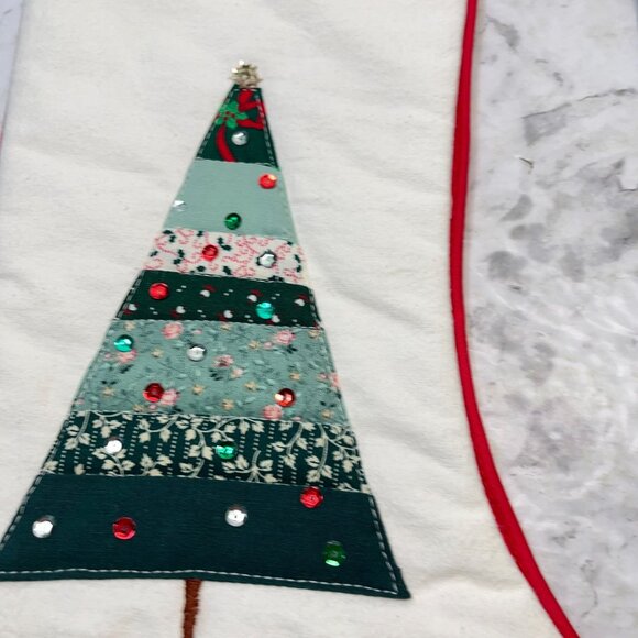 Handmade Christmas Stockings Set Embroidered Holiday Decor Tree Gifts Heart - Picture 7 of 11
